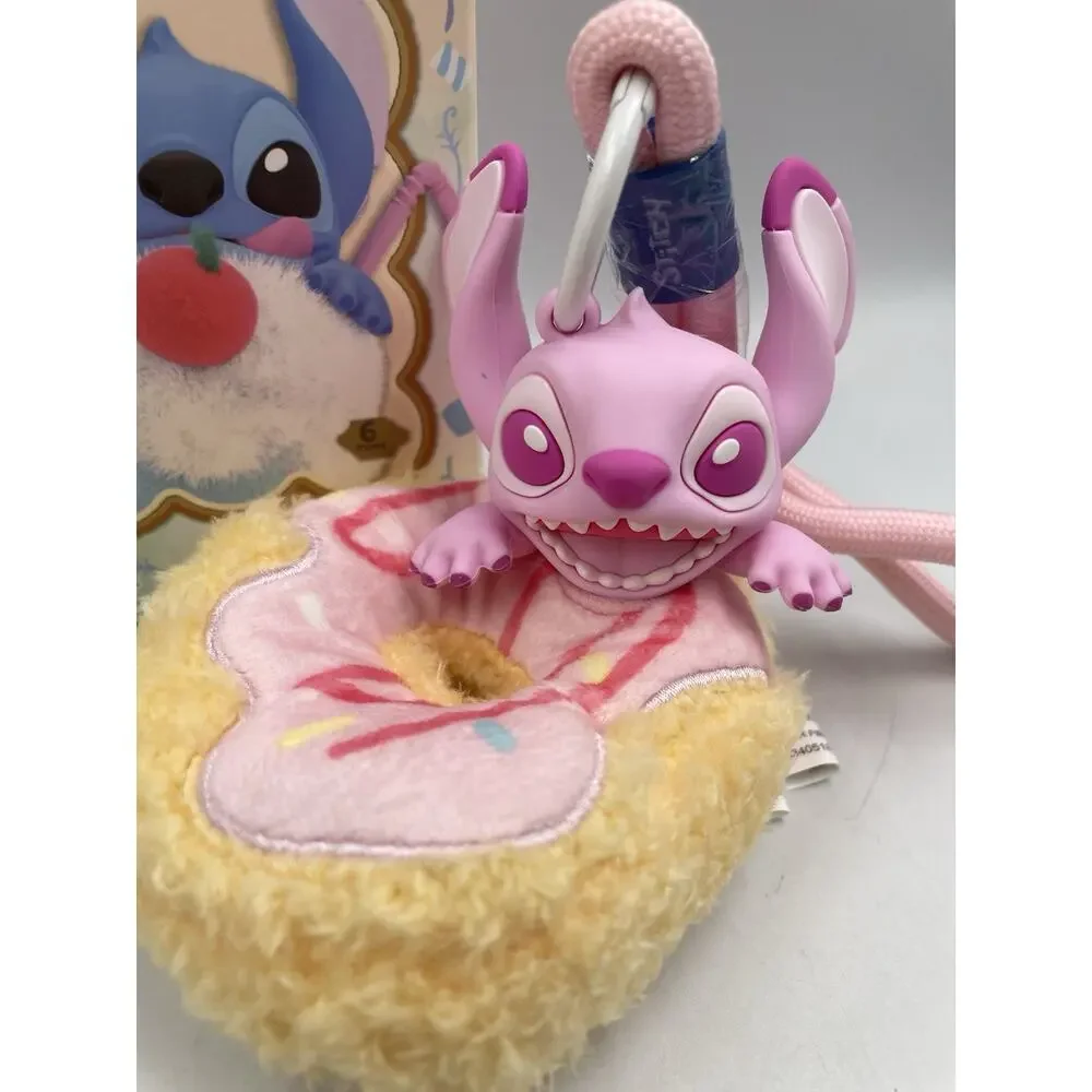 Miniso x Disney Food Stitch Dessert Vinyl Plush Pendant - Donut